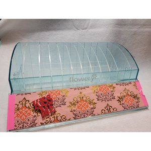 34 slot Flowery Large Make-up Organizer